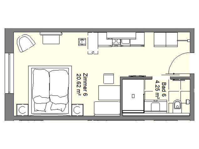 Bodenseezeit Apartmenthotel Garni Lindau  Dış mekan fotoğraf